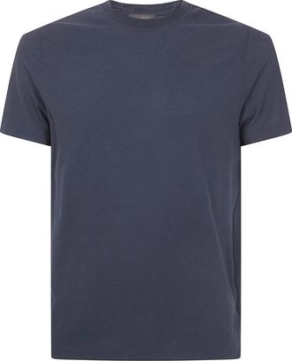 Zanone T-shirt met korte mouwen - Heren - T-shirts - Blauw - M - Tops