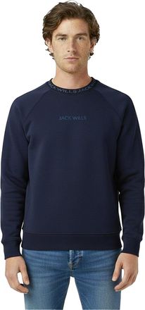 Jack Wills Heren Sweatshirt met ronde hals (Marine)
