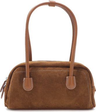 Adornia Brown Bowling Shoulder Bag