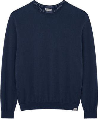 Paul & Shark Wool and cashmere crewneck sweater, Man, Blue, Size: XS