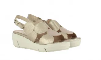 Wonders Womens Bubble Wedge Sandals In Platino