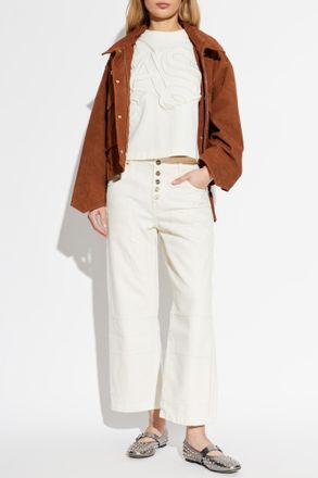 AllSaints Suede Jacket Clay, Womens, Brown