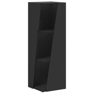 vidaXL Estante Lateral 33 X 32 X 100,5 Cm Madera De Ingenier&iacute;a Negro Vidaxl