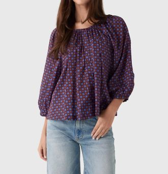 D&ocirc;en Womens Jiana Top In Menorca Foulard
