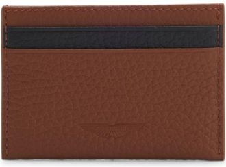 BOSS x ASTON MARTIN card holder in two-tone leather