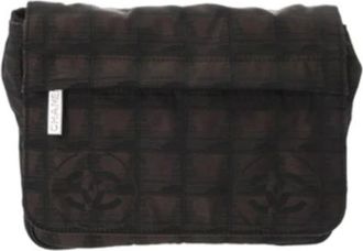 Chanel Pre-owned Cross Body Bags, female, Black, Size: ONE SIZE Pre-owned Nylon chanel-bags