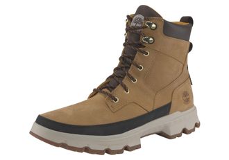 Timberland Schn&uuml;rboots TIMBERLAND TBL Orig Ultra WP Boot, Herren, Gr. 42, gelb (wheat), Leder, Schuhe Schn&uuml;rboots, Winterstiefel, Schn&uuml;rstiefel, Winterschuhe, wa