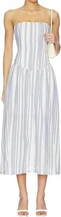 Heartloom Ronan Midi Dress In Eggshell