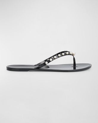 サンダル・ミュール Stuart Weitzman STUFLEX T-STRAP SLIDE SANDAL (SA749_BLK) Sandals | Stuart Weitzman