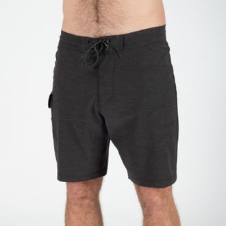 Vissla Mens Solid Sets 18.5 Boardshorts Black 30 In Waist