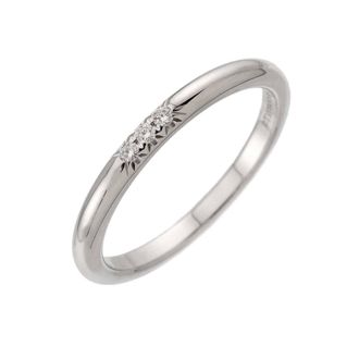 Tiffany & Co. Silver Platinum 950 Band Ring (Pre-Owned)