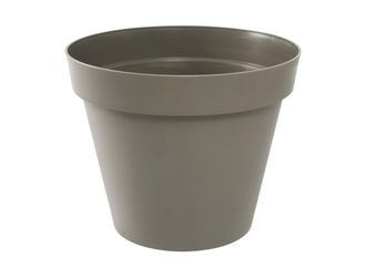 Eda Maceta redonda &oslash; 48 x 40 cm 43 l taupe