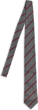 Brunello Cucinelli Cravatta in seta - Grigio