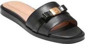 Cole Haan Go-To Emalia Slide Sandal in Black/Black Croc Print at Nordstrom Rack, Size 8.5