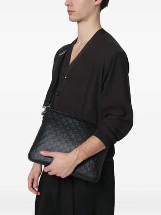 Gucci Medium crossbodytas met GG-embleem - Zwart