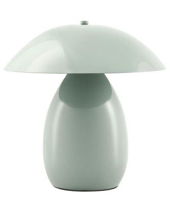 Beliani L&aacute;mpara de mesa metal verde claro