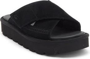 UGG Sungaze Platform Slide Sandal in Black at Nordstrom Rack, Size 12