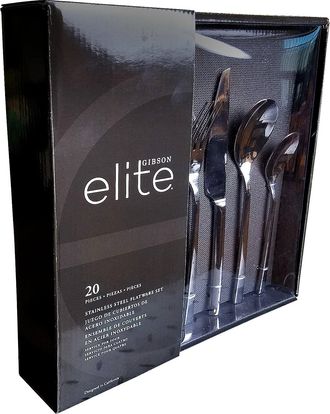Gibson Home Sparland 20 Piece Stainless Steel Flatware Set