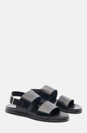 Scarosso Antonio Sandals in Black Calf at Nordstrom, Size 41