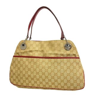 Gucci Beige Canvas Tote Bag (Pre-Owned)