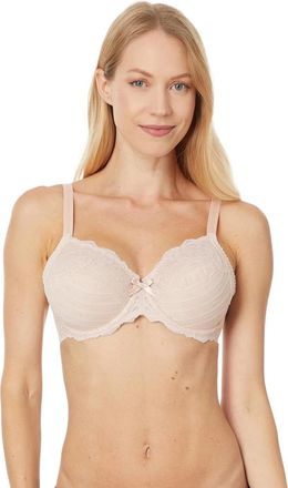Chantelle Rive Gauche Full Coverage Unlined Bra Womens Rose Underwire GBO917