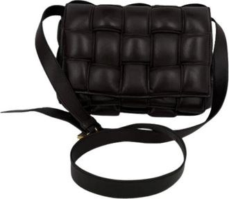 Bottega Veneta Pre-owned Cassette Padded Crossbody Bag - Dames - Vintage Schoudertas - Zwart - ONE Size - Leer - Vintage