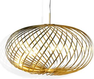 TOM DIXON Spring Pendelleuchte, medium / Messing