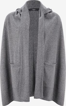 Max Mara Schultertuch mit Kapuze aus Kaschmir Delfino