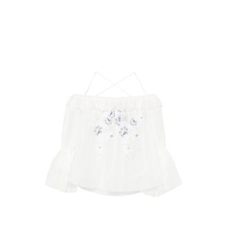 Ermanno Scervino Floral-embroidered Blouse