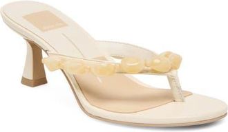 Dolce Vita Daksie Flip Flop in Off White Leather at Nordstrom, Size 7.5