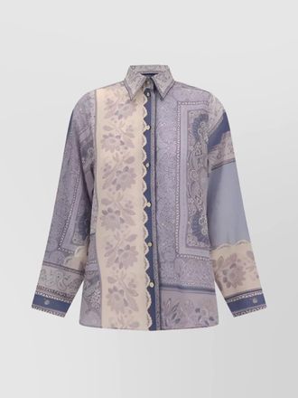 Zimmermann relaxed charm paisley shirt