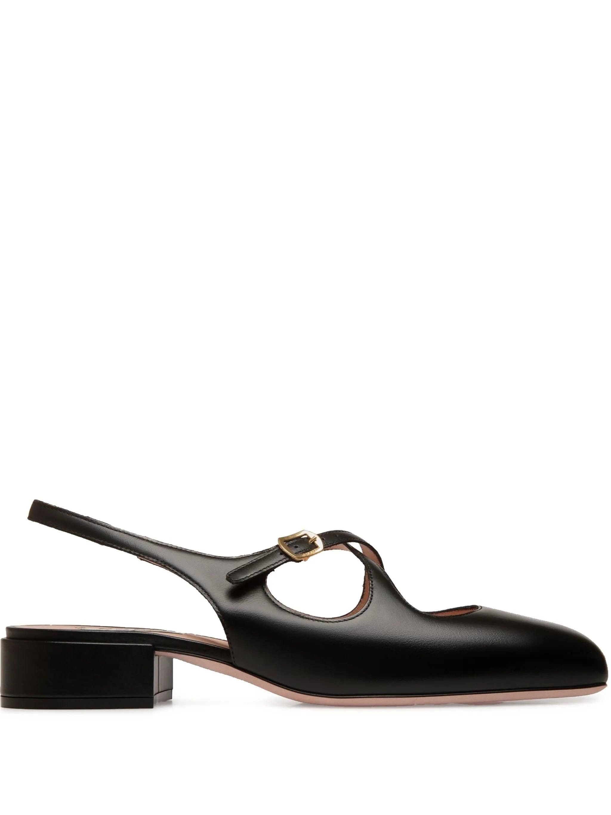パンプス Bally Blariska Slingbacks In Smooth Leather Shop Bally - Blariska 30MM Leather Slingback Pumps | Saks