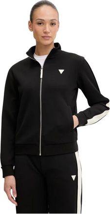 Guess Hoodies & sweatvesten, Dames, Zwart, XL, Polyester, Marlene Zip-through