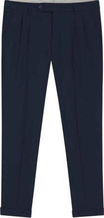 HUGO BOSS Perin Suit Broeken - Heren - Nette broeken - Blauw - 2XL - Wol - Broeken