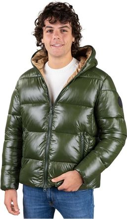 Save The Duck Edgard Puffer Jacket - Heren - Winterjassen - Groen - S - Polyester - Jassen