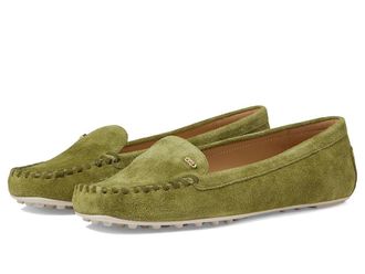 Michael Kors Eve Moc Womens Flat Shoes Smokey Olive : 7.5 M, Leather/Rubber