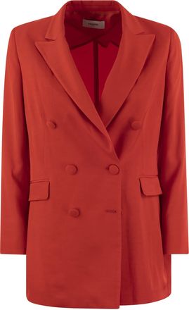 Saulina Milano Anita Viscose Double Breasted Blazer