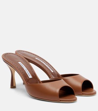 Manolo Blahnik Mules Jada in pelle