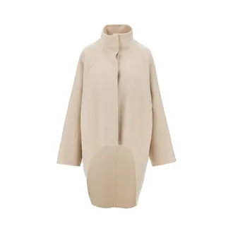 Alaia Cashmere asymmetrical coat Woman 38