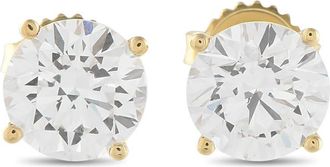 Luxury Bazaar 14K Yellow Gold 4.10 ct Lab Grown Diamond Stud Earrings LG01 091125