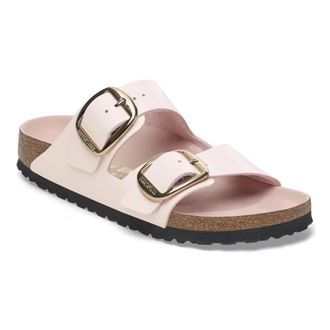 Birkenstock Roze Shine Gesp Sandalen - Dames - Sandalen - Beige - 39 EU - Schoenen