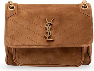 Saint Laurent Niki Medium In Suede