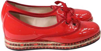 Bottega Veneta Mens Patent Leather Espadrille Ballet Flat (Authentic Pre- Loved)