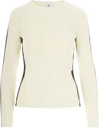 Elisabetta Franchi Mujer, Camisetas, Blanco, Talla: M