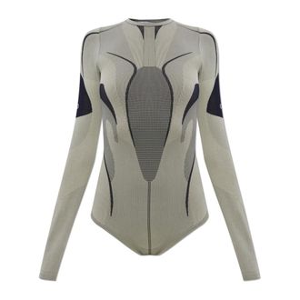 Off-white Body, female, Beige, Size: XS Long-sleeved Bodysuit