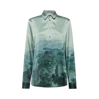 Pierre-Louis Mascia Shirts, female, Green, Size: L Adastrgum Longsleeve Shirt