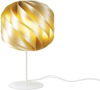 Linea Zero Linea Zero - L&aacute;mpara De Mesa Base Y V&aacute;stago Oro Nuevo En Metal Cm. 25x44h