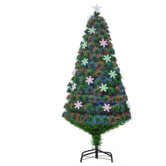 HOMCOM Homcom - Rbol De Navidad Medidas 120/150/180/210cm Decoraci&oacute;n Inclu&iacute;da Abeto Navidades