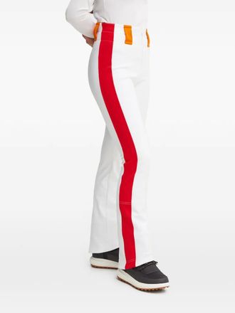 Rossignol x JCC Sirius zip stripe ski pants - women - Polyamide/Recycled Polyester/Elastane/Polyester - S - White