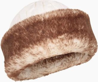 Mountain Warehouse Womens Mountain Warehouse Womens/Ladies Faux Fur Winter Hat - Cream - Size: ONE size